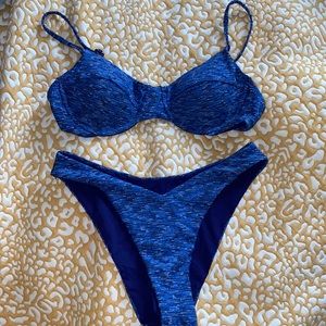 Blue Everything But Water Becca Bikini (M)